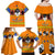 Swaziland Family Matching Off Shoulder Maxi Dress and Hawaiian Shirt Lion Shield and Leopard Print Tribal Design