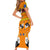 Swaziland Family Matching Short Sleeve Bodycon Dress and Hawaiian Shirt Lion Shield and Leopard Print Tribal Design