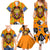 Swaziland Family Matching Summer Maxi Dress and Hawaiian Shirt Lion Shield and Leopard Print Tribal Design