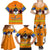 Swaziland Family Matching Summer Maxi Dress and Hawaiian Shirt Lion Shield and Leopard Print Tribal Design