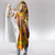 Swaziland Hooded Blanket Lion Shield and Leopard Print Tribal Design