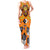 Swaziland Tank Maxi Dress Lion Shield and Leopard Print Tribal Design