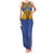 Swaziland Family Matching Tank Maxi Dress and Hawaiian Shirt Coat of Arms Lion Elephant Shield Leopard Print Design