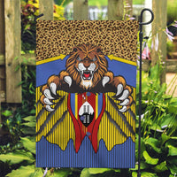 Swaziland Garden Flag Coat of Arms Lion Elephant Shield Leopard Print Design