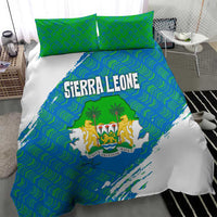 Sierra Leone Crest Bedding Set with National Coat of Arms and Flag Colors