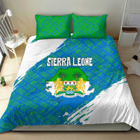 Sierra Leone Crest Bedding Set with National Coat of Arms and Flag Colors