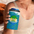 Sierra Leone Crest 4 in 1 Can Cooler Tumbler with National Coat of Arms and Flag Colors