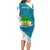Sierra Leone Crest Family Matching Long Sleeve Bodycon Dress and Hawaiian Shirt with National Coat of Arms and Flag Colors