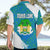 Sierra Leone Crest Hawaiian Shirt with National Coat of Arms and Flag Colors