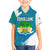 Sierra Leone Crest Hawaiian Shirt with National Coat of Arms and Flag Colors