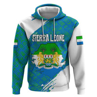Sierra Leone Crest Hoodie with National Coat of Arms and Flag Colors