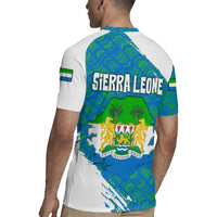 Sierra Leone Crest Rugby Jersey with National Coat of Arms and Flag Colors