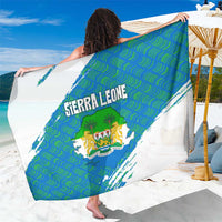 Sierra Leone Crest Sarong with National Coat of Arms and Flag Colors