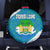 Sierra Leone Crest Spare Tire Cover with National Coat of Arms and Flag Colors