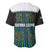 Sierra Leone Baseball Jersey with Tribal Animal Pattern Featuring Lion Elephant Giraffe and Monkey
