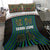 Sierra Leone Bedding Set with Tribal Animal Pattern Featuring Lion Elephant Giraffe and Monkey