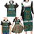 Sierra Leone Family Matching Long Sleeve Bodycon Dress and Hawaiian Shirt with Tribal Animal Pattern Featuring Lion Elephant Giraffe and Monkey