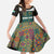 Sierra Leone Family Matching Mermaid Dress and Hawaiian Shirt with Tribal Animal Pattern Featuring Lion Elephant Giraffe and Monkey