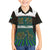 Sierra Leone Family Matching Puletasi and Hawaiian Shirt with Tribal Animal Pattern Featuring Lion Elephant Giraffe and Monkey