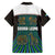 Sierra Leone Family Matching Tank Maxi Dress and Hawaiian Shirt with Tribal Animal Pattern Featuring Lion Elephant Giraffe and Monkey