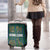 Sierra Leone Luggage Cover with Tribal Animal Pattern Featuring Lion Elephant Giraffe and Monkey
