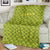 Gabon Tribal Pattern Blanket with National Flag Colors and Bold Text Design
