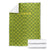 Gabon Tribal Pattern Blanket with National Flag Colors and Bold Text Design