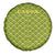 Gabon Tribal Pattern Spare Tire Cover with National Flag Colors and Bold Text Design