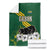 Gabon Blanket with Black Panther Graphic and Hibiscus Flower Design in National Colors