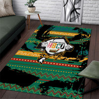 Rooting For Every HBCU Area Rug Pan African Kente Pattern - History And Knowledge Torch