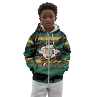 Rooting For Every HBCU Kid Hoodie Pan African Kente Pattern - History And Knowledge Torch