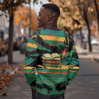 Rooting For Every HBCU Sweatshirt Pan African Kente Pattern - History And Knowledge Torch