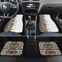Historically Black Colleges Universities HBCU Car Mats Pan African Colors Tribal Pattern Typography