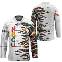 Historically Black Colleges Universities HBCU Hockey Jersey Pan African Colors Tribal Pattern Typography