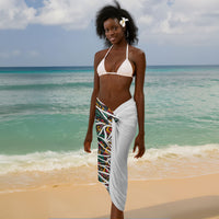 Historically Black Colleges Universities HBCU Sarong Pan African Colors Tribal Pattern Typography