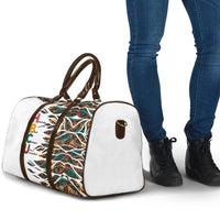 Historically Black Colleges Universities HBCU Travel Bag Pan African Colors Tribal Pattern Typography