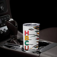 Historically Black Colleges Universities HBCU Tumbler Cup Pan African Colors Tribal Pattern Typography
