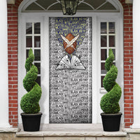 HBCU Black History Legacy Door Cover Word Cloud African Shield Knowledge Book