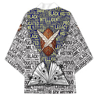 HBCU Black History Legacy Kimono Word Cloud African Shield Knowledge Book