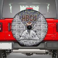 HBCU Black History Legacy Spare Tire Cover Word Cloud African Shield Knowledge Book
