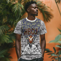 HBCU Black History Legacy T shirt Word Cloud African Shield Knowledge Book