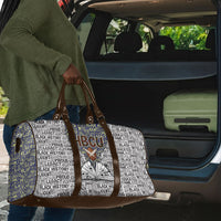 HBCU Black History Legacy Travel Bag Word Cloud African Shield Knowledge Book