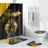 Nobles Shriners Pharaoh Bathroom Set Egyptian Pharaoh King Tut Art With Gold Scimitar Emblem