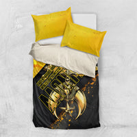 Nobles Shriners Pharaoh Bedding Set Egyptian Pharaoh King Tut Art With Gold Scimitar Emblem