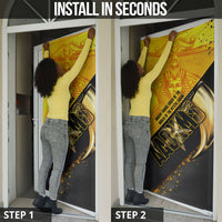 Nobles Shriners Pharaoh Door Cover Egyptian Pharaoh King Tut Art With Gold Scimitar Emblem