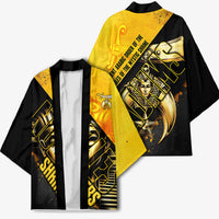 Nobles Shriners Pharaoh Kimono Egyptian Pharaoh King Tut Art With Gold Scimitar Emblem
