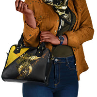 Nobles Shriners Pharaoh Shoulder Handbag Egyptian Pharaoh King Tut Art With Gold Scimitar Emblem