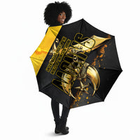 Nobles Shriners Pharaoh Umbrella Egyptian Pharaoh King Tut Art With Gold Scimitar Emblem