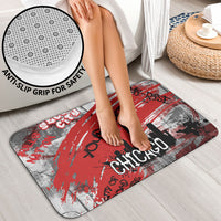 Personalized Chicago City Skyline Bathroom Set Urban Graffiti Street Art - Second City Windy City