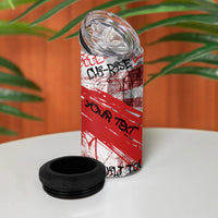 Personalized Chicago City Skyline 4 in 1 Can Cooler Tumbler Urban Graffiti Street Art - Second City Windy City